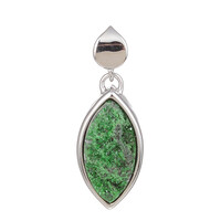 Uvarovite Silver Pendant