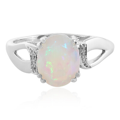 Welo Opal Silver Ring