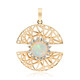 9K AAA Welo Opal Gold Pendant (Ornaments by de Melo)