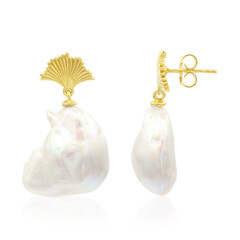 Freshwater pearl Silver Earrings (TPC)