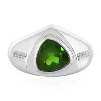 Russian Diopside Silver Ring