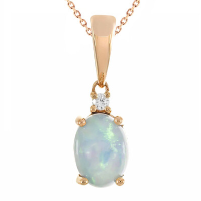 10K AAA Welo Opal Gold Necklace
