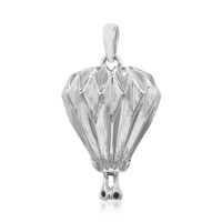 Mozambique Garnet Silver Pendant