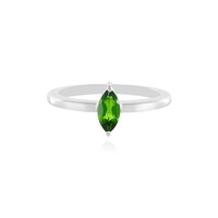 Russian Diopside Silver Ring