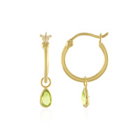 Peridot Silver Earrings