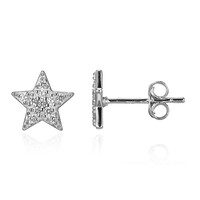 Zircon Silver Earrings