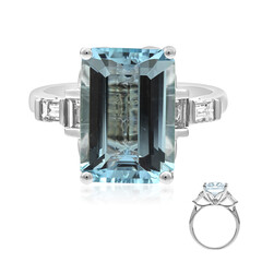 14K AAA Brazilian Aquamarine Gold Ring (CIRARI)