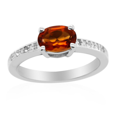 Madeira Citrine Silver Ring