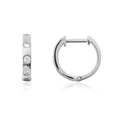 Flawless (F) Diamond Platinium Earrings (LUCENT DIAMONDS)