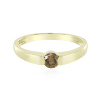 9K I2 Brown Diamond Gold Ring