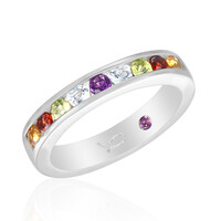 Garnet Silver Ring