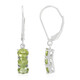 Mozambique Sapphire Silver Earrings