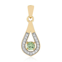 9K Madagascan Demantoid Gold Pendant (John Ferry)