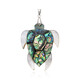 Abalone Shell Silver Pendant