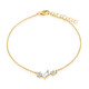 White Topaz Silver Bracelet