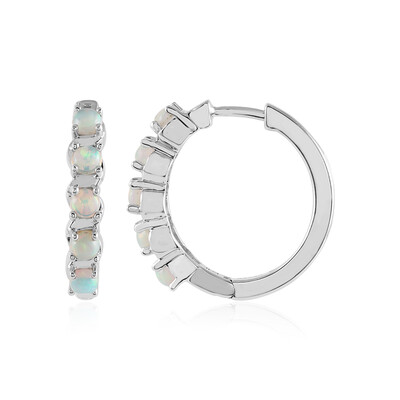 Welo Opal Silver Earrings