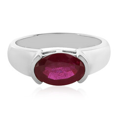 Madagascar Ruby Silver Ring