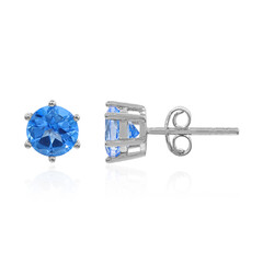 INDIGO BLUE TOPAZ Silver Earrings