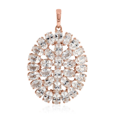 9K Mexican Pink Danburite Gold Pendant