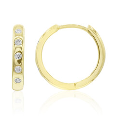 9K SI2 (G) Diamond Gold Earrings