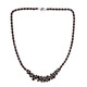 Mozambique Garnet Silver Necklace