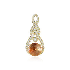 14K Oregon Sunstone Gold Pendant (AMAYANI)