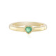 Colombian Emerald Silver Ring