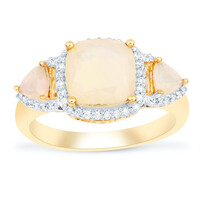 14K AAA Welo Opal Gold Ring