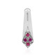 Burmese Ruby Silver Pendant (Pallanova)