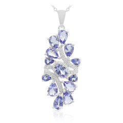 Tanzanite Silver Necklace