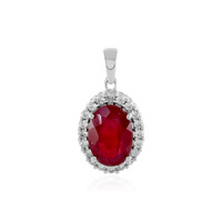 Madagascar Ruby Silver Pendant
