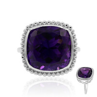 Moroccan Amethyst Silver Ring