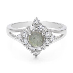 Romanian Spectrolite Silver Ring