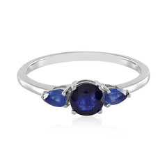 Madagascar Blue Sapphire Silver Ring