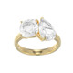 White Topaz Silver Ring