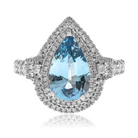 14K AAA Brazilian Aquamarine Gold Ring (CIRARI)
