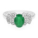 Bahia Emerald Silver Ring