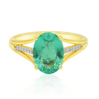 18K Ethiopian Emerald Gold Ring (AMAYANI)