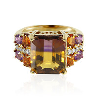 Ametrine Silver Ring