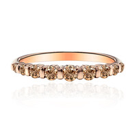 14K SI1 Argyle Rose De France Diamond Gold Ring