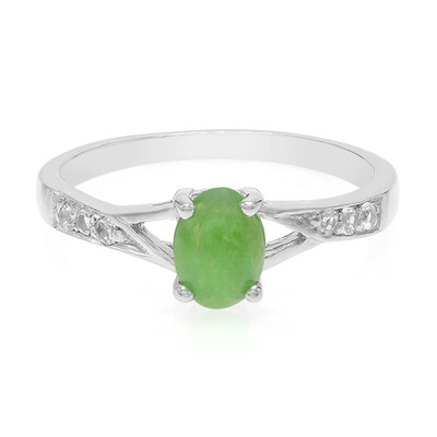 Imperial Chrysoprase Silver Ring