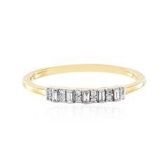 9K SI1 (H) Diamond Gold Ring