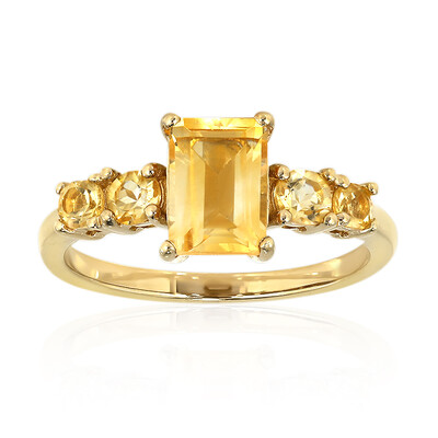 Citrine Silver Ring