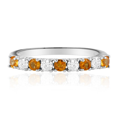 Spessartite Silver Ring