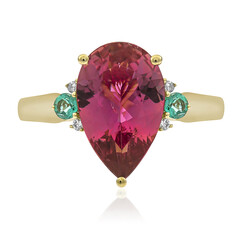 14K Congo Neon Tourmaline Gold Ring (AMAYANI)
