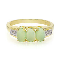 Imperial Chrysoprase Silver Ring