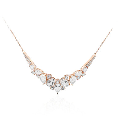 White Topaz Silver Necklace