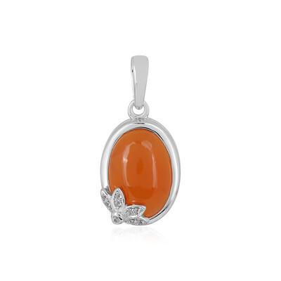 Carnelian Silver Pendant