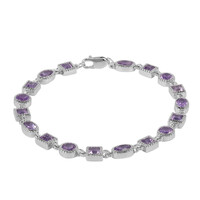 Amethyst Silver Bracelet