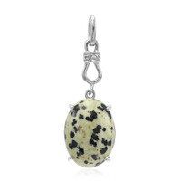 Dalmatian Jasper Silver Pendant
